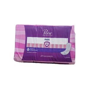 New Poise Fresh Protection Supreme Long Pads 27 count